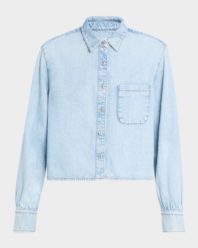 Maxine Ultra Featherweight Cropped Shirt